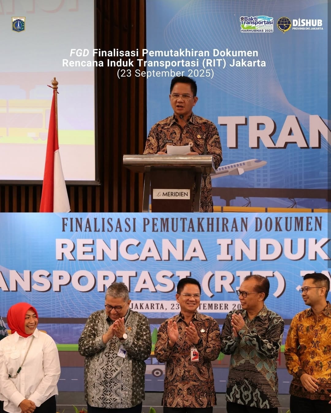 FGD Finalisasi Pemuktahiran Dokumen Rencana Induk Transportasi (RIT) Jakarta